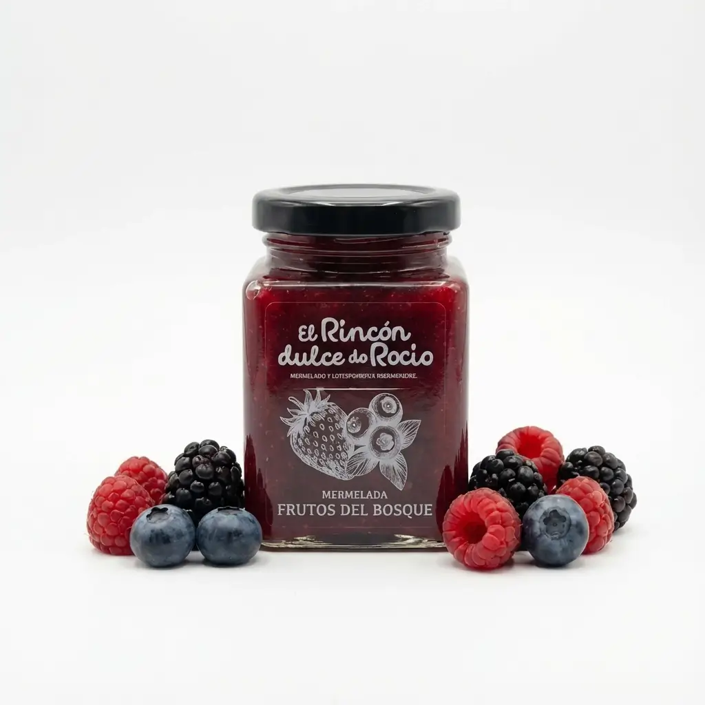 Mermelada de frutas del bosque sin azúcar añadido